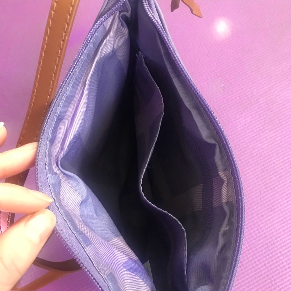 Joy Mangano Crossbody Purse Purple Gem